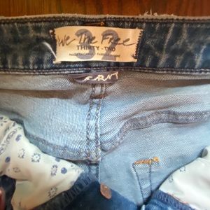 Free People Curvy Denim Shorts